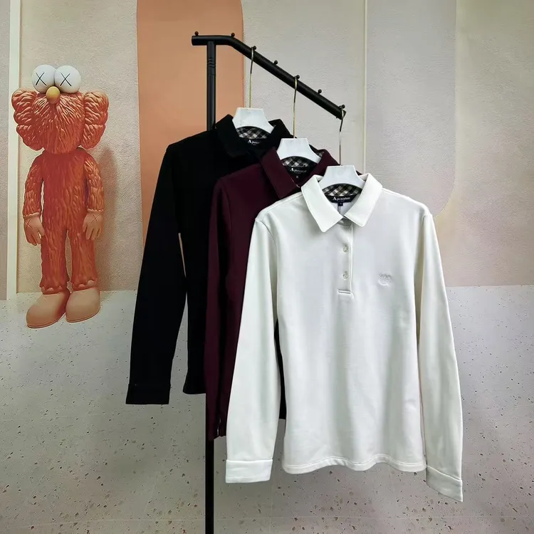 U0629捷拉服饰2025春季新款休闲抓绒保暖长袖外穿内搭POLO衫上衣