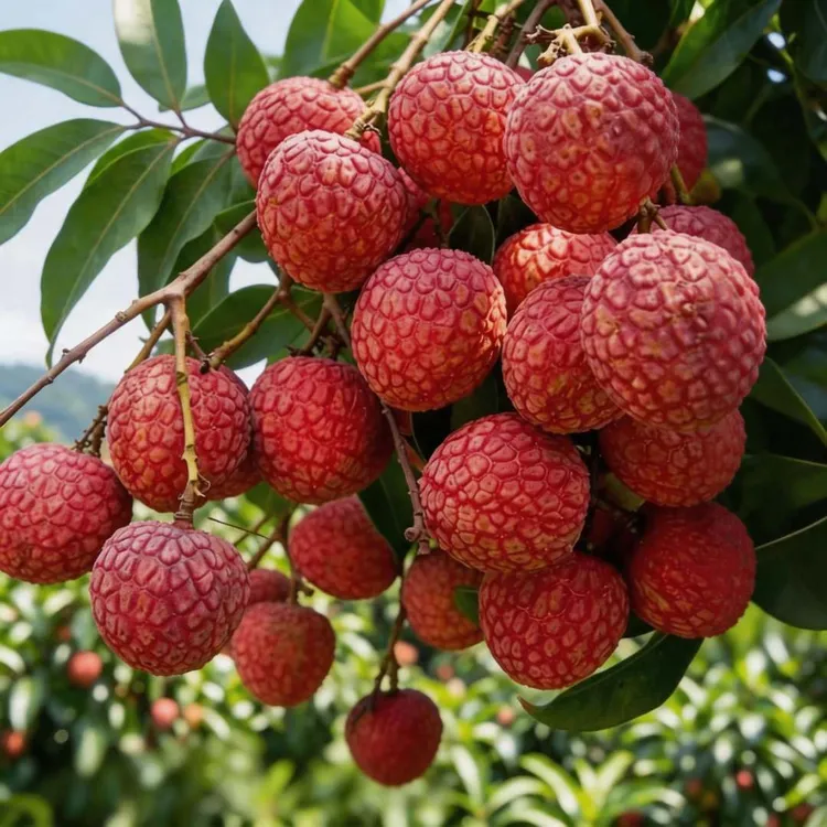 【冷链空运】白糖罂荔枝头茬鲜果树上熟当季水果新鲜大果商品图
