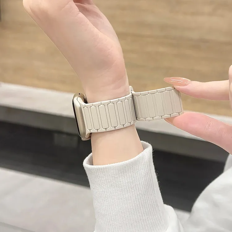 oppowatch3/2/X/3pro/4pro手表表带时尚女款运动硅胶磁吸女se适用
