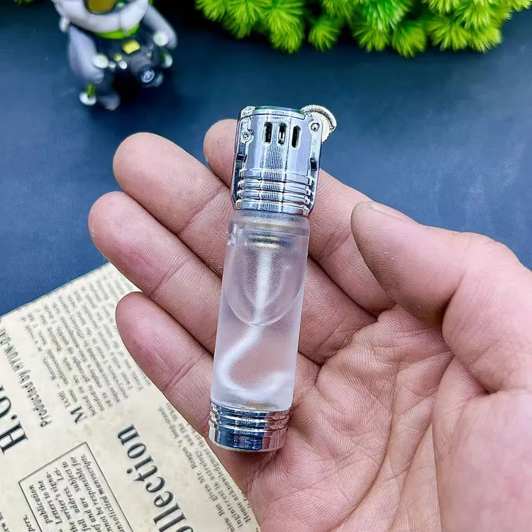 【透明仓】透明油仓煤油打火机可视油仓打火机新款砂轮打火机包邮