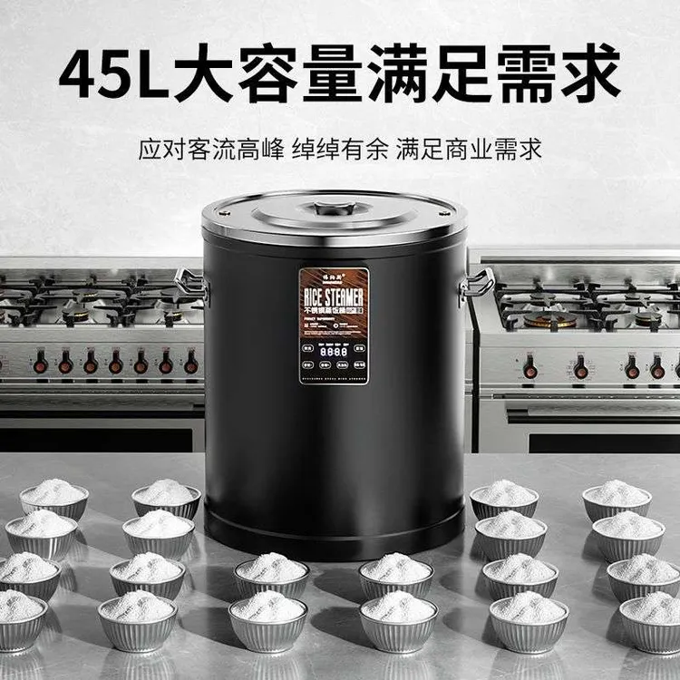 新疆西藏包邮伟纳斯电热蒸饭桶智能全自动商用大容量蒸饭柜木桶饭