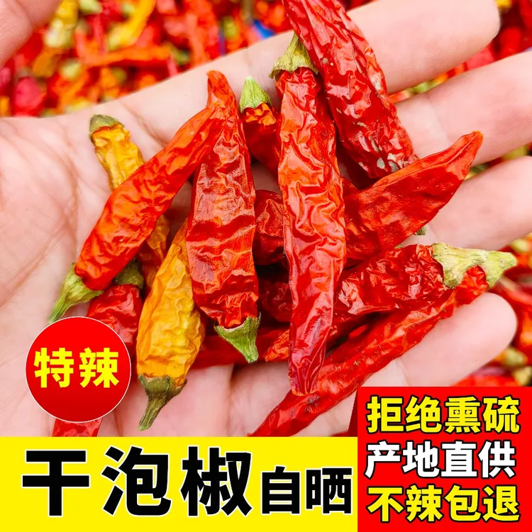 【干泡椒】2025年新野山椒特辣王干辣椒干货批发商用辣子干椒泡椒