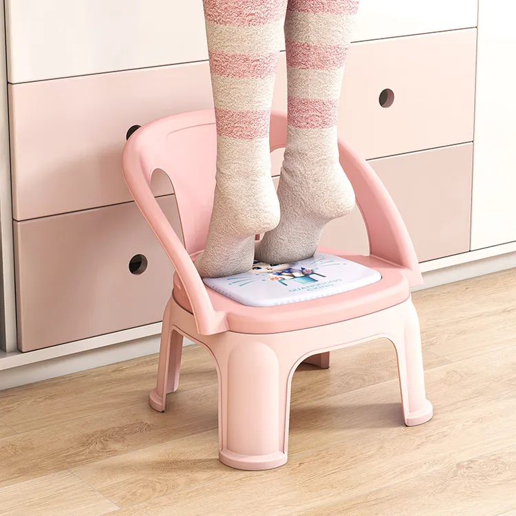 叫叫椅儿童防滑童趣餐椅放屁塑料凳子宝宝吃饭椅板凳幼儿靠背椅子