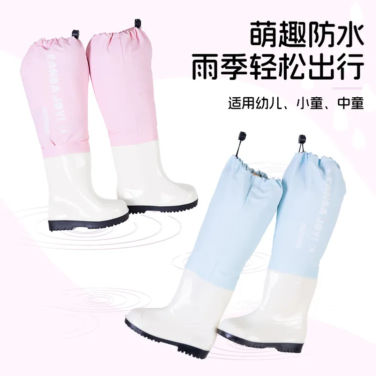 儿童雨鞋男童女孩防滑防雨雨靴宝宝幼儿水鞋防水玩沙上学玩水胶鞋
