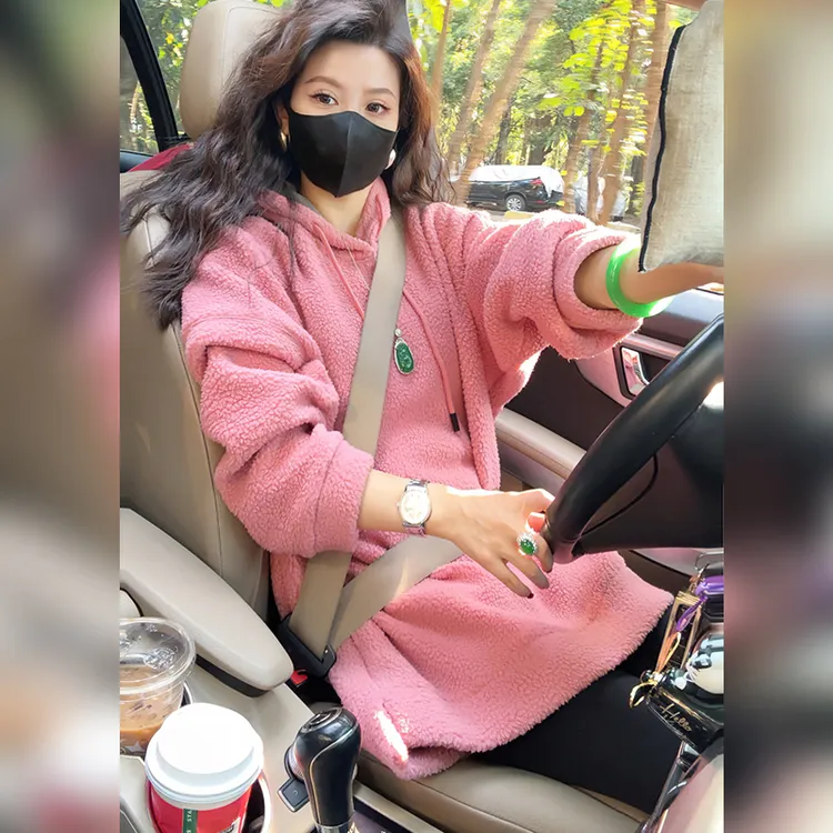 【Linda姐高端线】冬季新款时尚洋气百搭女装连帽卫衣AF5SWY0576