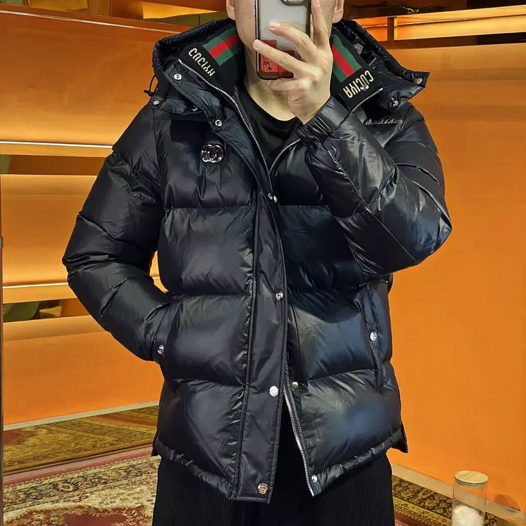 罗纹领！太厚了！！抗寒-35℃！！厚款加厚短款羽绒服
