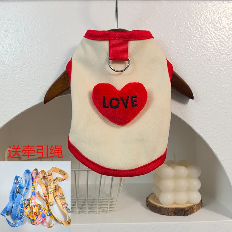 超小体幼犬幼猫春秋冬德绒恒温保暖宠物衣服可爱卡通玩偶宠物背心