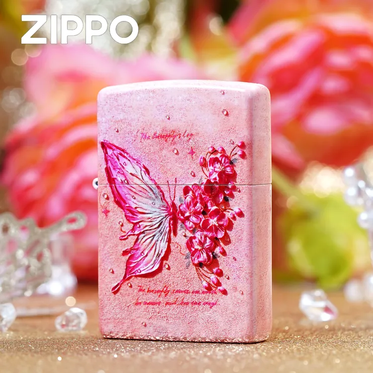 zippo打火机正品/彩印蝴蝶-情人节送礼DYJ1