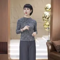 【渲渲推荐】SJIE-9-16秋季休闲磨砂纹理感小衫