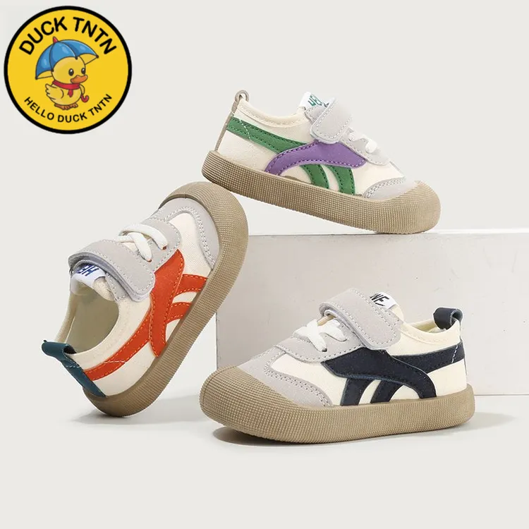 小黄鸭甜甜2025春夏季儿童帆布鞋春秋男童鞋宝宝单鞋儿童凉鞋女