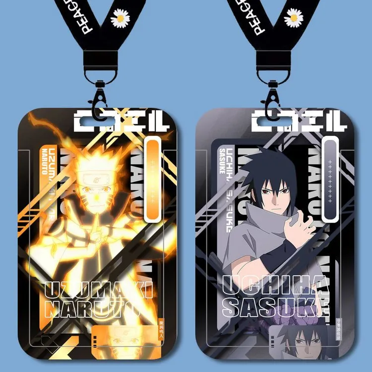 九喇嘛鸣人永恒佐助火影忍者学生校园卡套工作证保护套门禁卡校牌