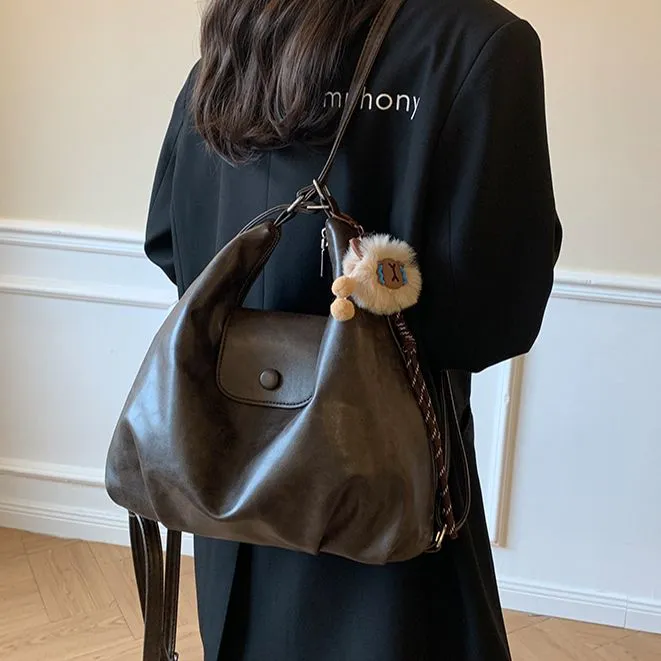 多功能大容量包包女单肩包复古斜挎包通勤双肩云朵包1105