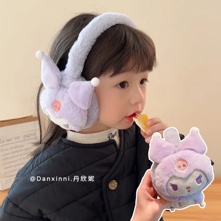 冬季新款儿童可爱卡通保暖耳罩耳包男童宝宝毛绒护耳套防风耳暖