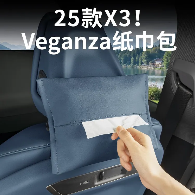 BMWX3专用车载纸巾盒汽车内饰抽取式卫生纸袋盒高档装饰用品配件