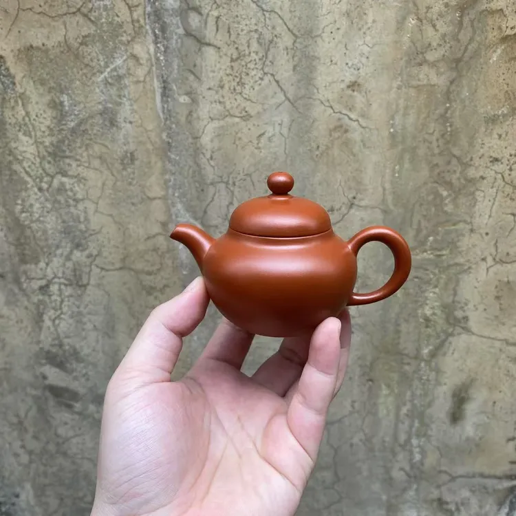 120毫升潮式掇球壶朱泥球孔ZMZSM