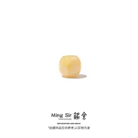 【铭舍 新云端·浓妖单珠微瑕】天然琥珀俄料精工老型单珠裸石-9.8
