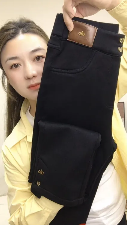 89085款奥粒绒烟管裤【加绒】