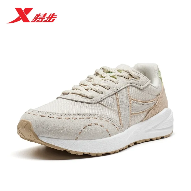 特步X70 2.0休闲鞋女新款轻便百搭户外鞋厚底复古鞋976318320031