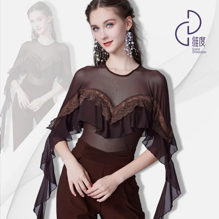 【维度舞服】Y514新品女士上衣摩登舞蹈服