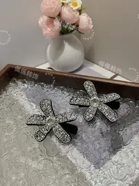 【PEI】花朵/侧边夹法式气质鸭嘴夹发饰