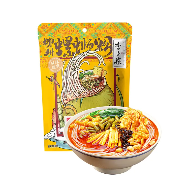 李子柒柳州螺蛳粉216g正宗袋装带螺蛳肉真空包装柳州辣味