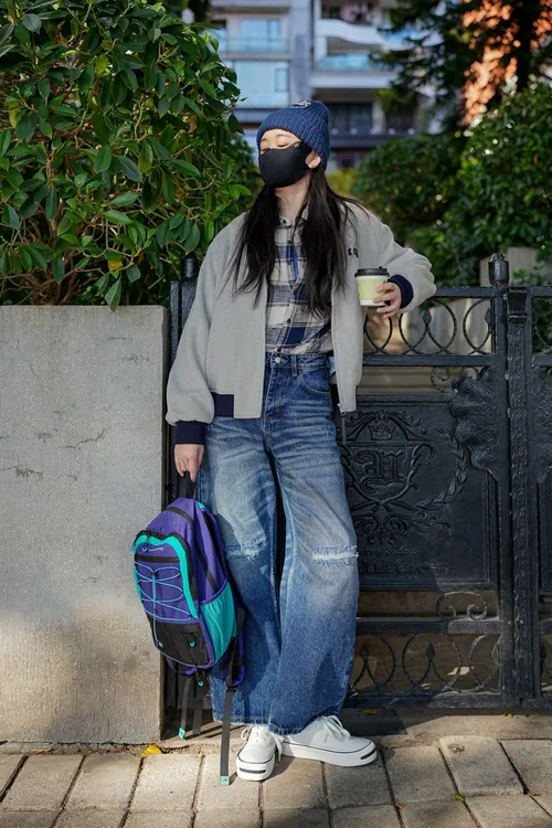 失物招领潮牌女装 2025冬季新款保暖休闲百搭复古棒球服外套1028