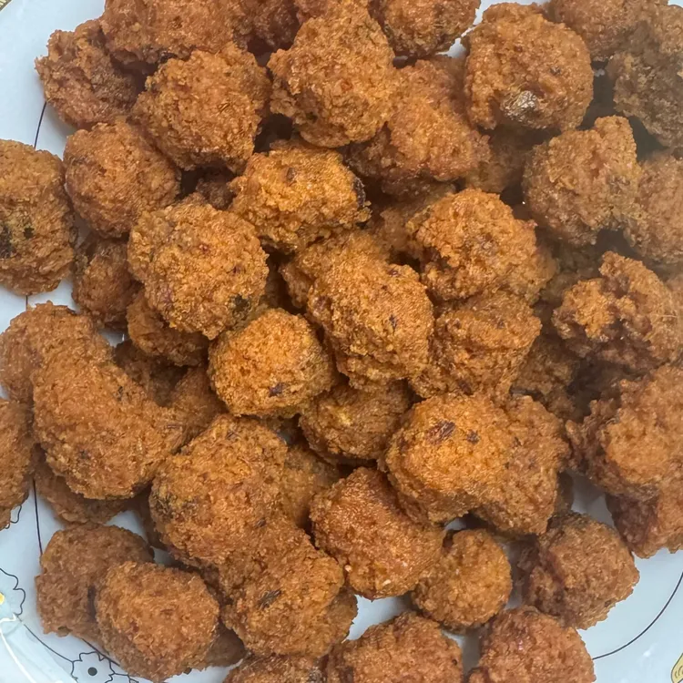 河南固始绿豆丸子   老家特产 新鲜炸制  传统美食