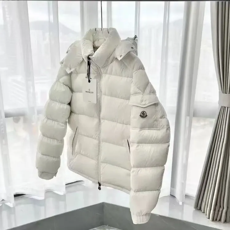 2025秋冬新款蒙家连帽双拉链棉服防寒保暖口亮面防水