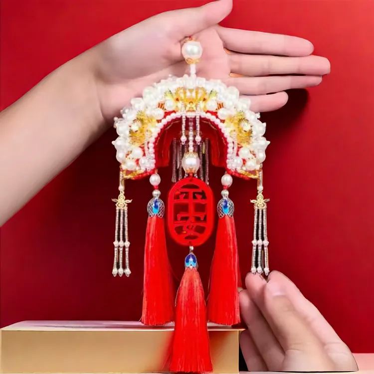 买凤冠霞帔成品送饰品盒