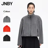 【商场同款】JNBY/江南布衣25冬新品卫衣立领宽松H型5P0414560