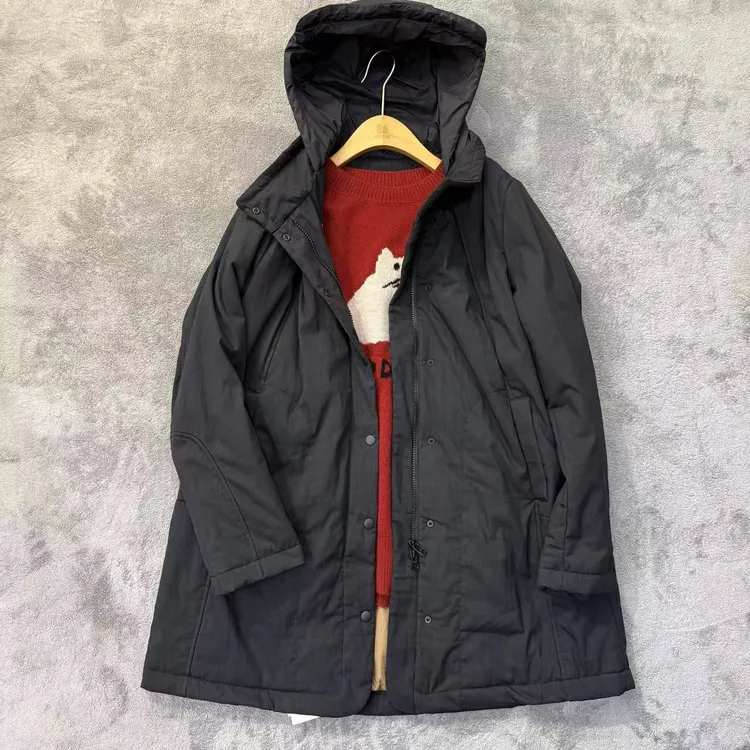 水淼25年冬季新款1665-时尚潮流 假两件棉服