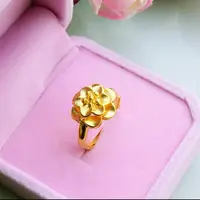 【香港ZHOUFU】高定典藏牡丹花镜面臻品限定款戒指-无礼盒