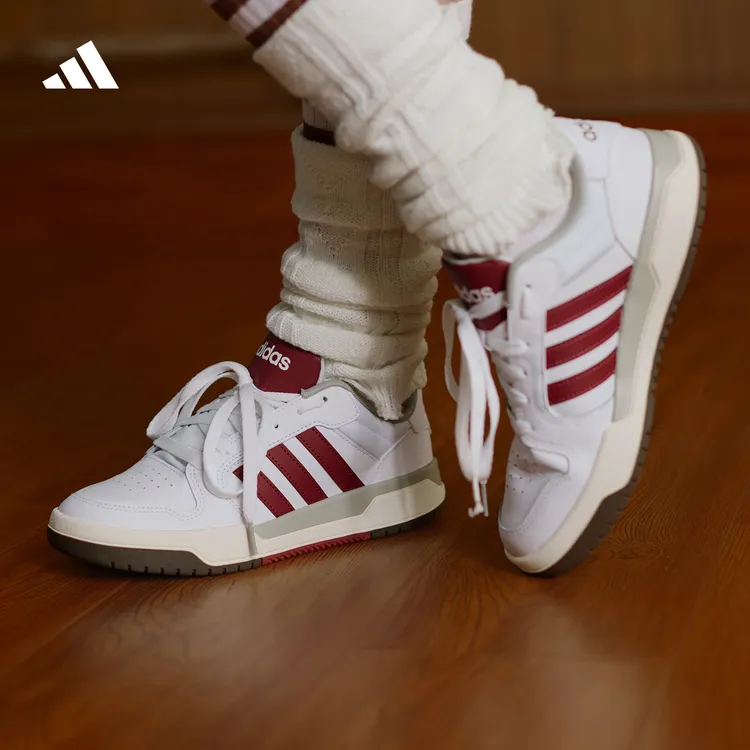 流光风 阿迪达斯ENTRAP校园风运动鞋少年感复古篮球风板鞋 JQ3926