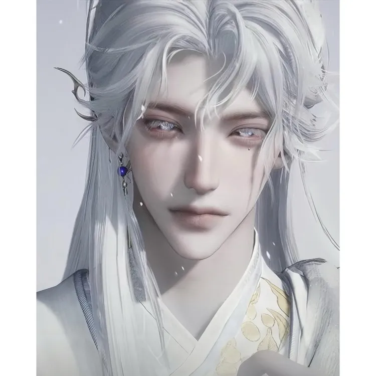 雪 燕云十六声捏脸男清冷感含导入教程设计