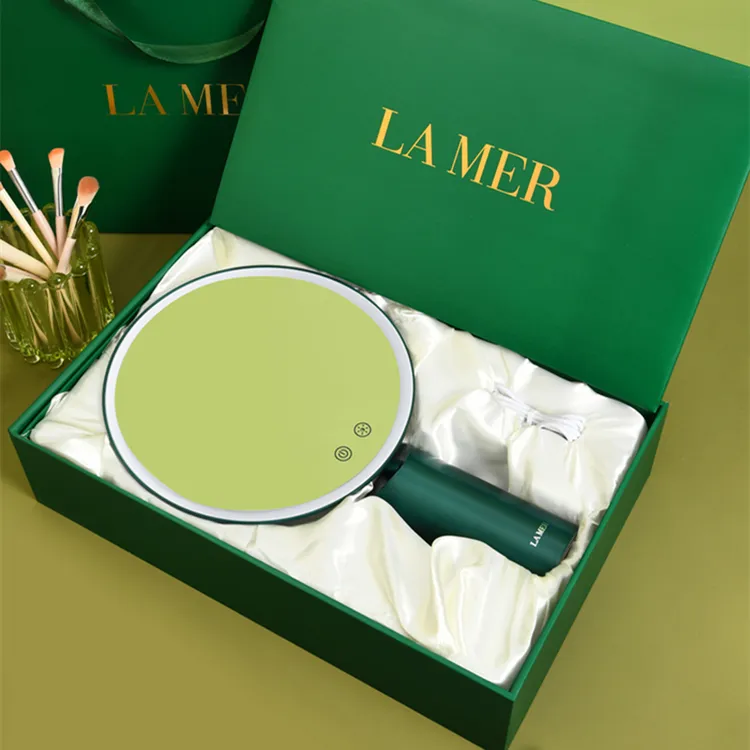 LAMER化妆镜网红智能美妆镜led带灯补妆镜桌面镜子生日礼物伴手礼