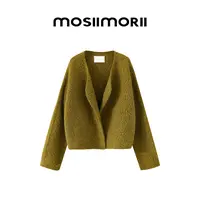 【MOSIIMORII】短款轻奢气质苏力羊毛毛呢外套XA38806