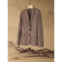 【九月木兮】2025年新品 利落飒爽 三粒扣亚麻西装S81286XZNSG