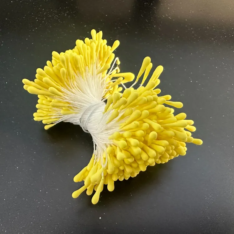 手工DIY仿真花芯哑光火柴头扭扭棒花蕊材料配件