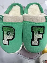 1【P8】75871/65871大嘴猴时尚保暖居家PF大写字母时尚棉拖鞋