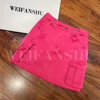 WEIFANSHU/魏凡舒【美式甜心】工装半裙
