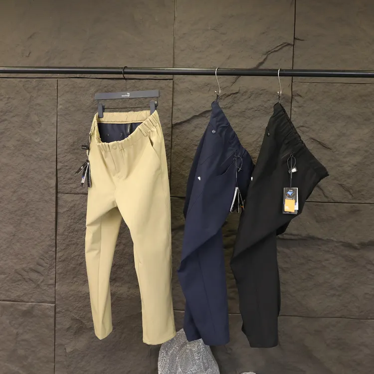 防风防泼水软壳裤城市机能风秋冬新款男户外休闲运动加绒保暖