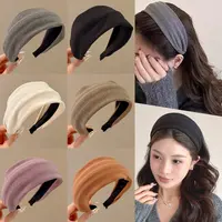 【千寻好物】SW早秋新款宽边纯色复古发箍