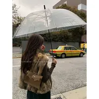 阿昕亮晶晶 原生狐 琎口稀有北美原生灰狐拉链皮草马甲AX240728