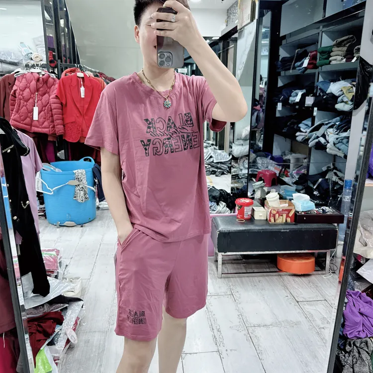 品牌爆料不起球超舒服炎日穿夏季短裤套装6992美丽