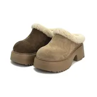 【GS】真羊毛面厚底增高防滑保暖靴54299