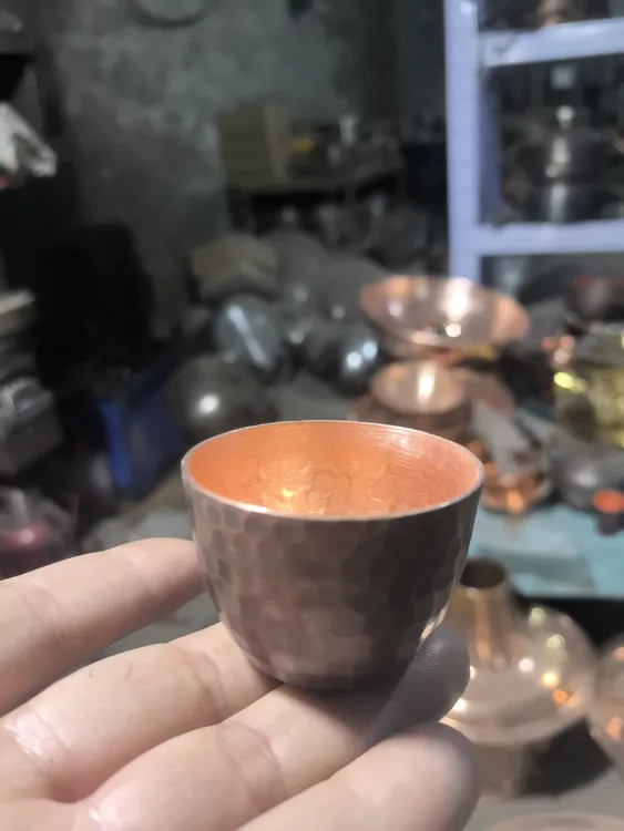 50毫升小铜杯子纯手工复古