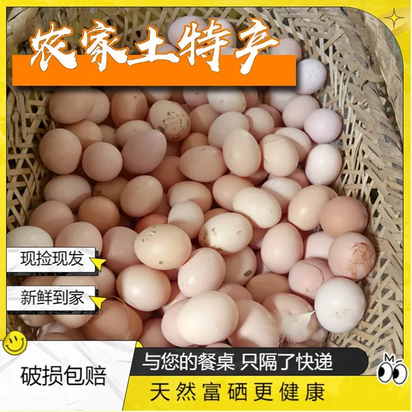【京东上门】正宗农家散养土鸡蛋天然富硒无抗无菌可生食谷物土鸡蛋