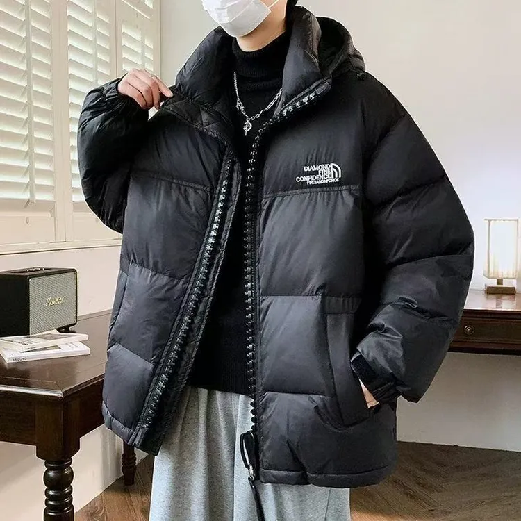9999带帽冬季防风短款外套
