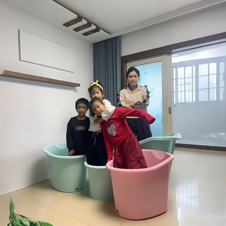 【二哥二嫂专属】洗澡桶儿童家用宝宝泡澡桶大号婴儿洗澡盆加厚小孩