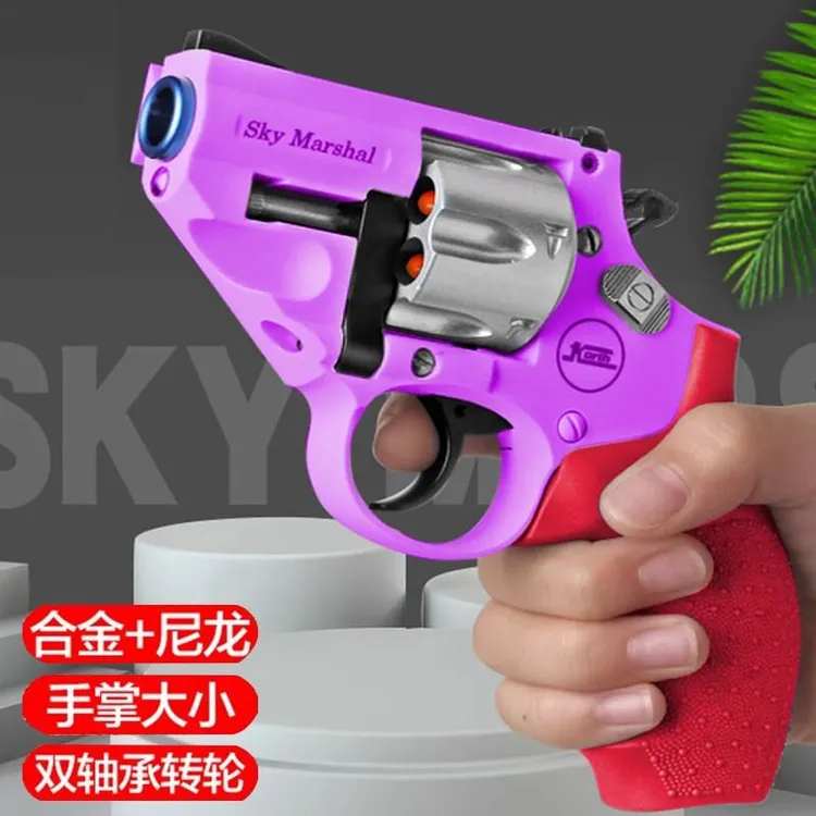 模立方天空法警sky连发左轮tb500可发射玩具软弹枪成人解压模型枪